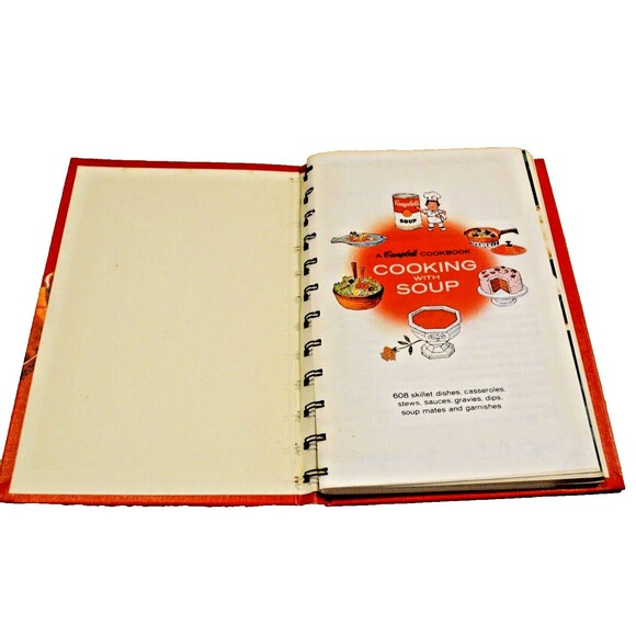 First Edition Cooking with Soup A Campbell Cookbook 1965 Spiral Bound Hardcover - Picture 3 of 9
